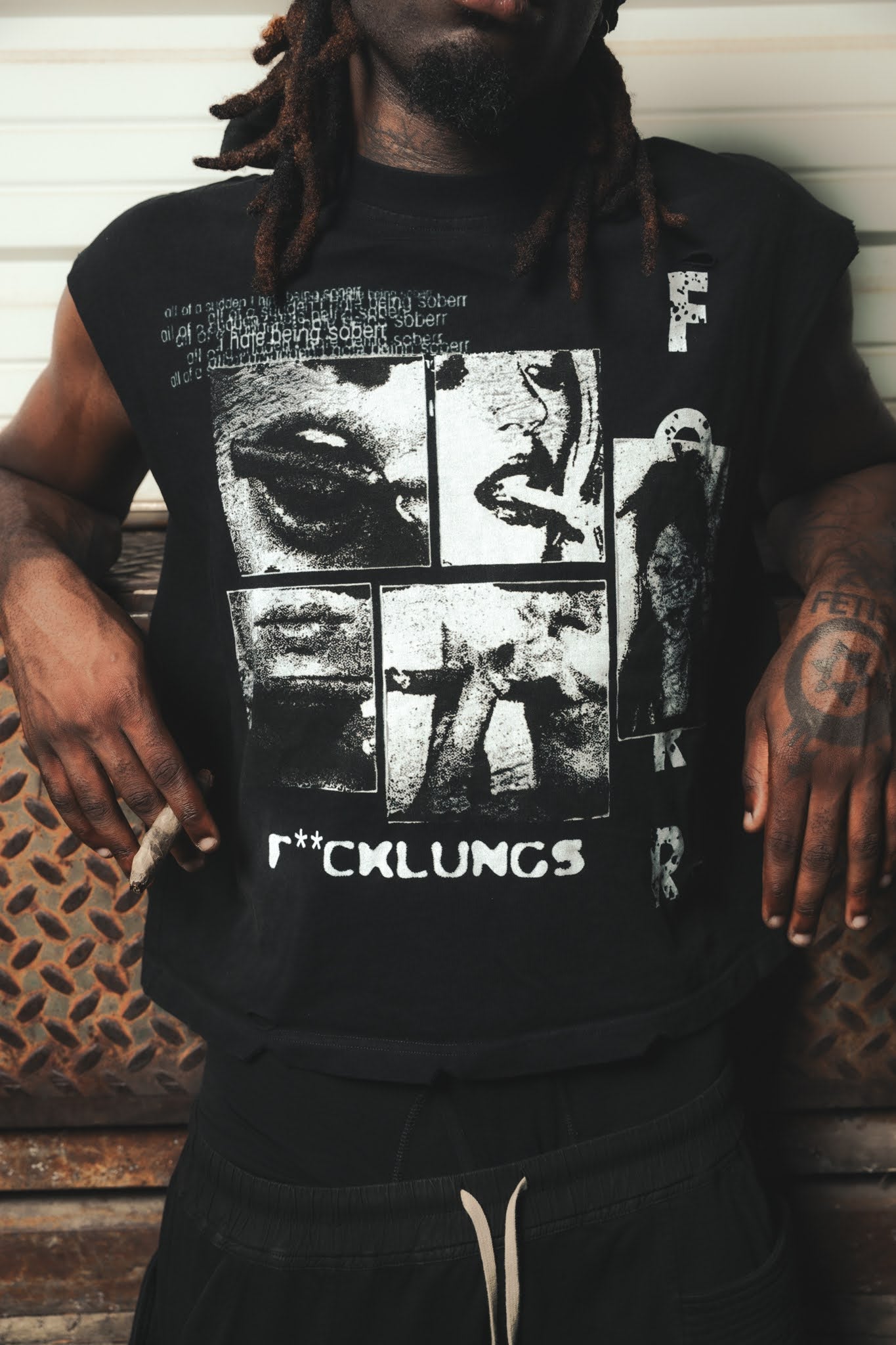 'F**CKLUNGS' Cutoff Tee