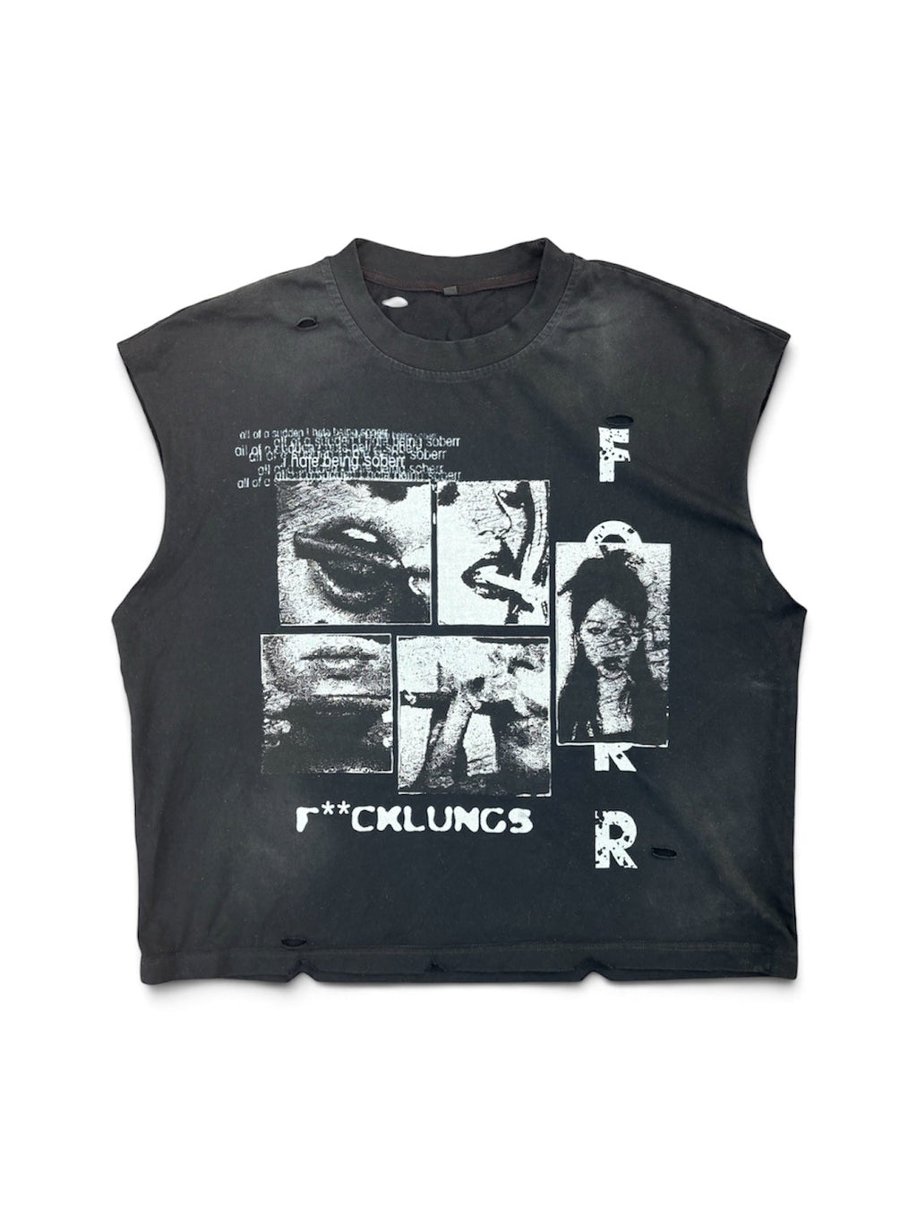 'F**CKLUNGS' Cutoff Tee