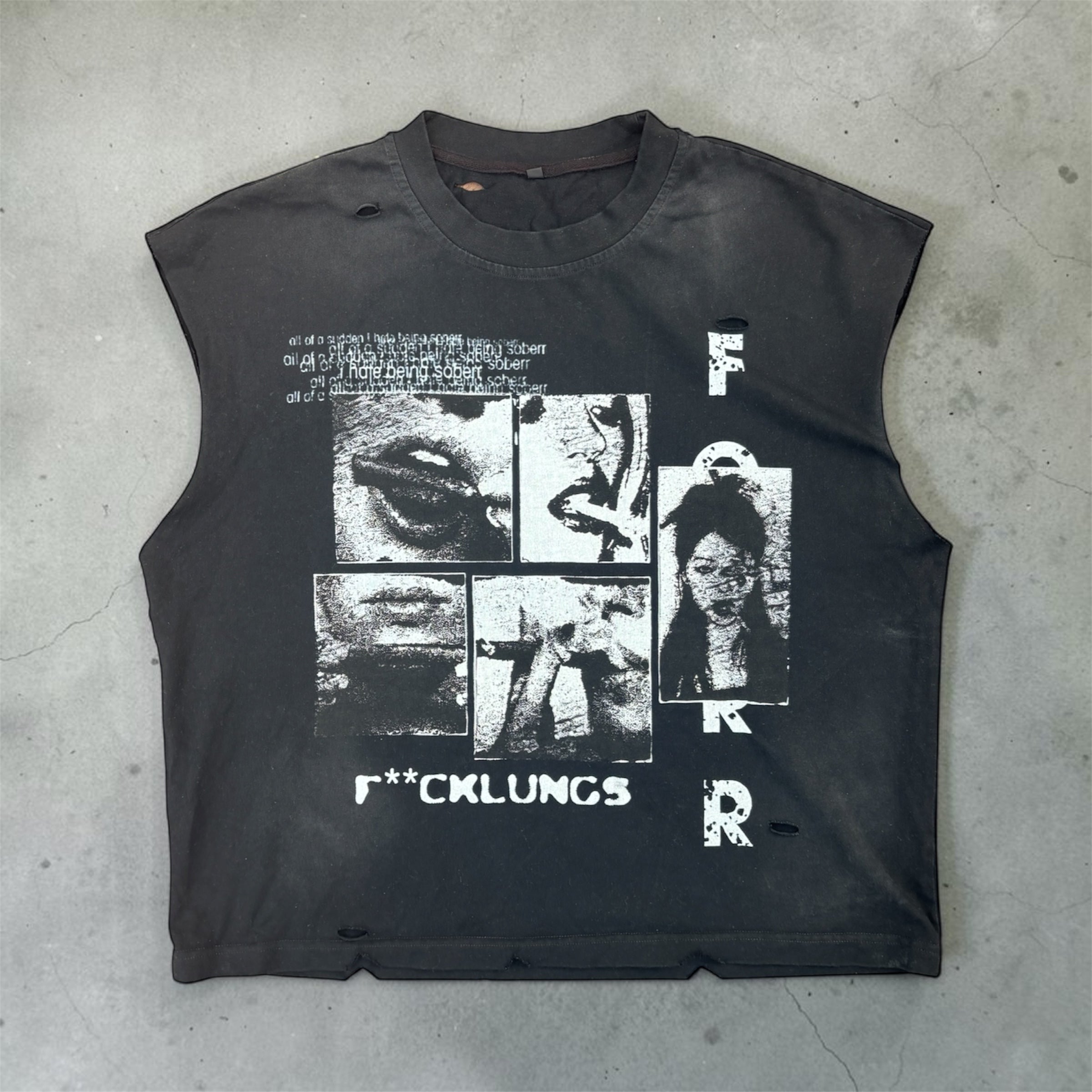 'F**CKLUNGS' Cutoff Tee